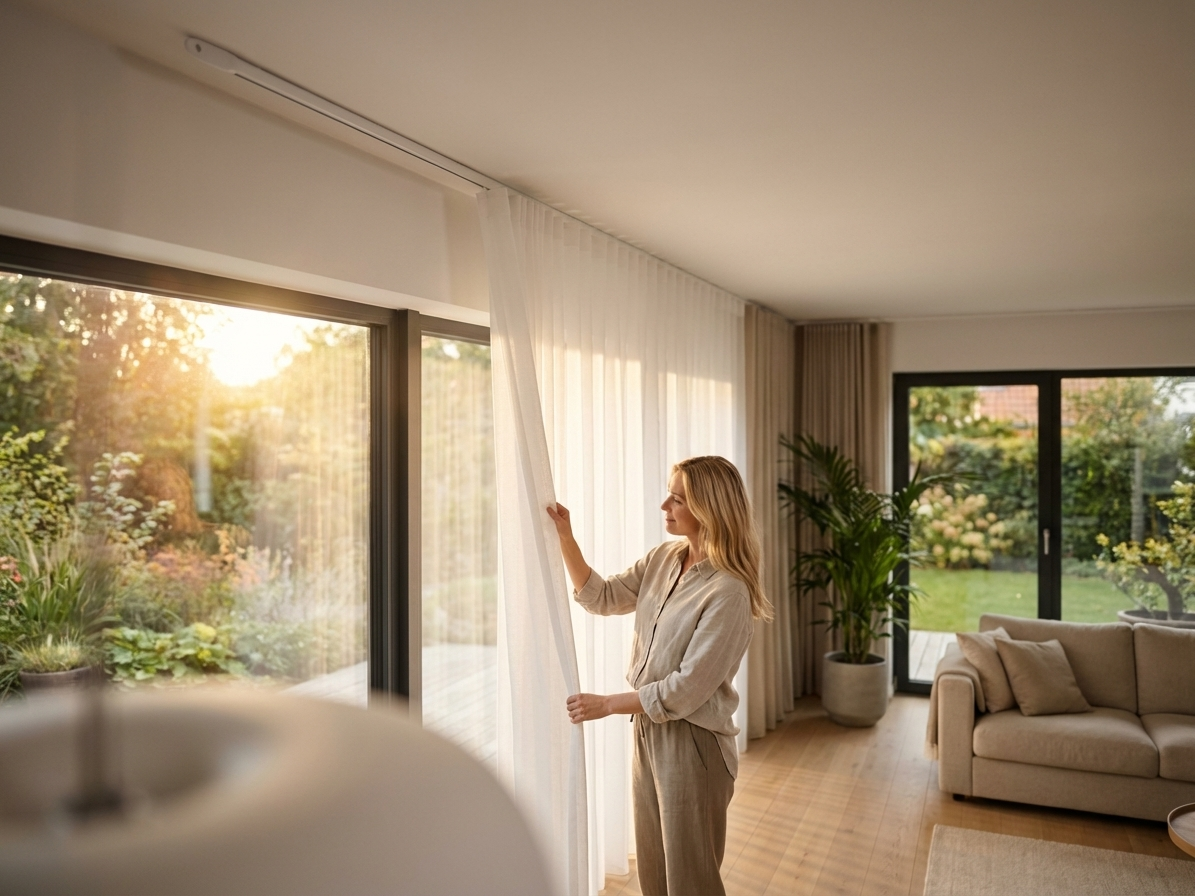 Galvanised steel ceiling rail for indoor use - product detail