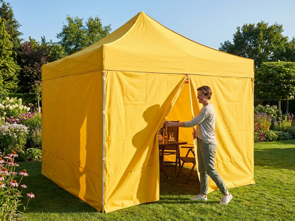Yellow sidewall kit for 3x3 m gazebo
