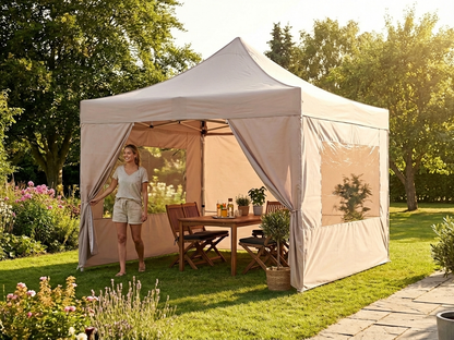 Gazebo Sidewall Kit in Latte for 3x3m Gazebo
