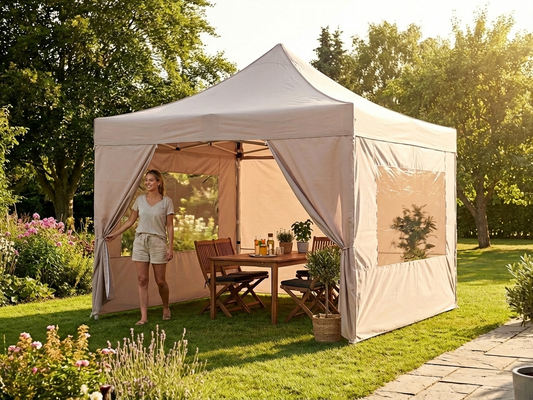 Gazebo Sidewall Kit in Latte for 3x3m Gazebo