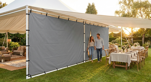 PVC Partition Wall for Marquee, 6m White