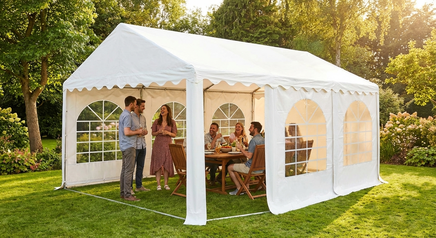 White 4x6m Marquee for Events