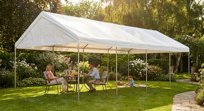 White PVC marquee roof cover 4x8 m for outdoor events