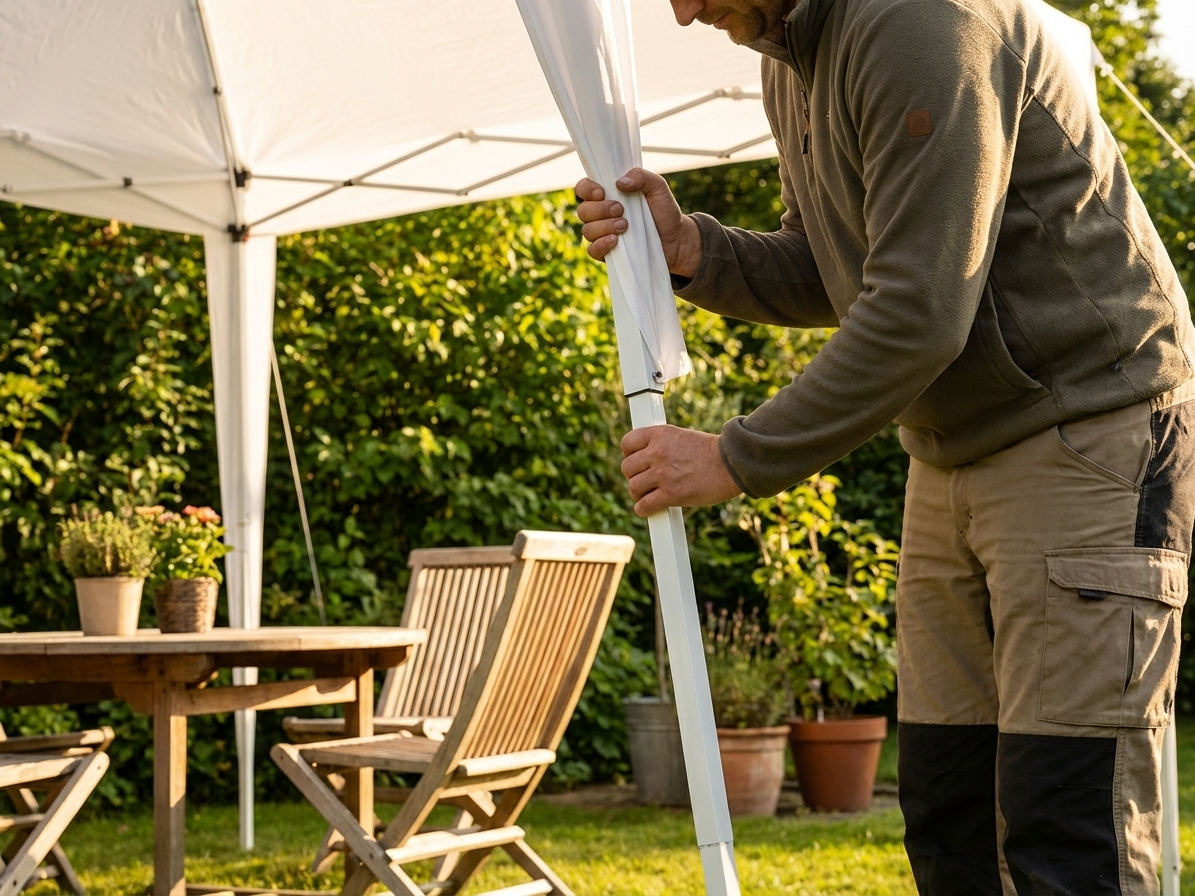 Galvanised steel leg 1050 mm silver for industrial use