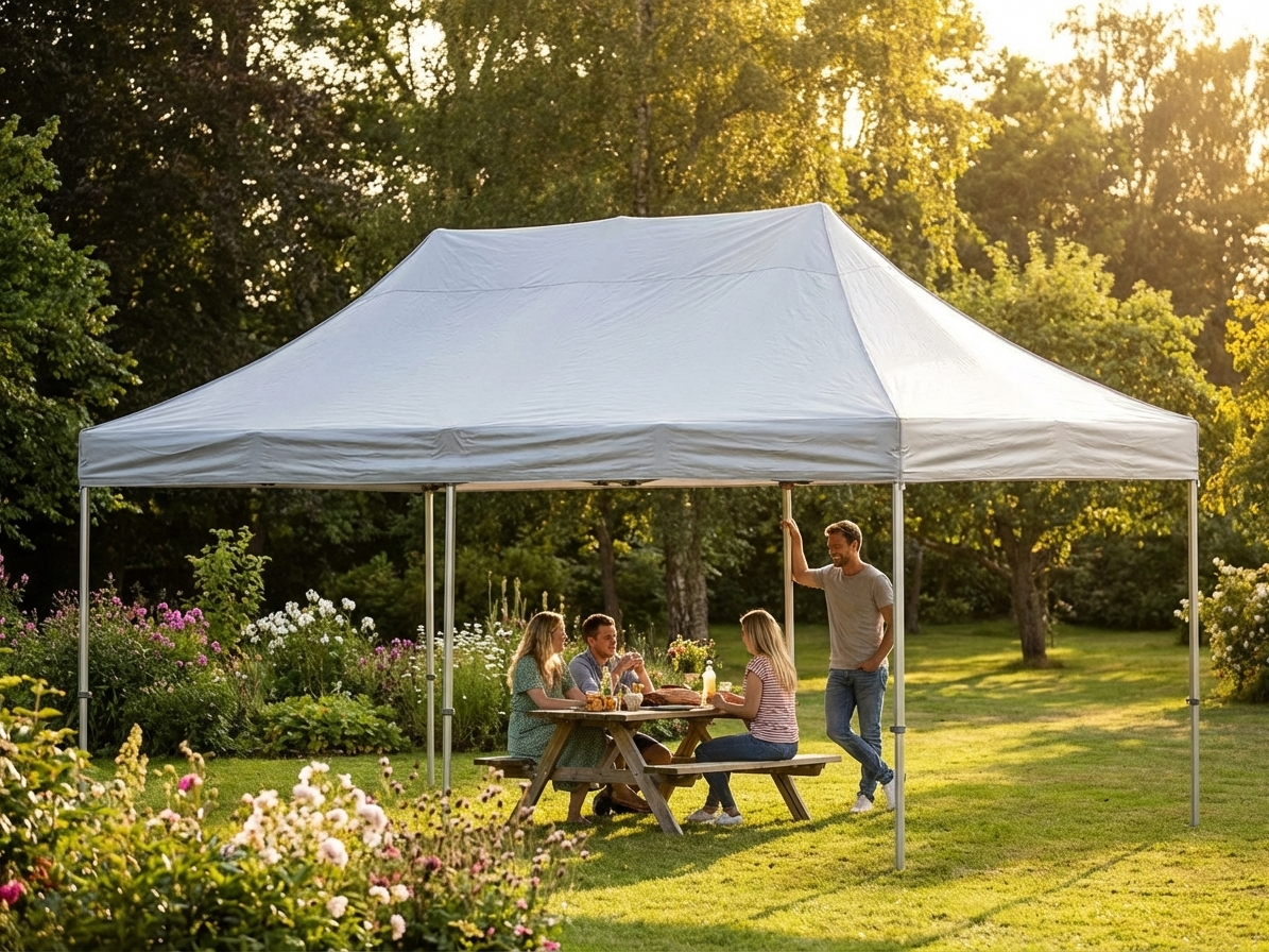 Silver gazebo roof cover 3x6m for outdoor events