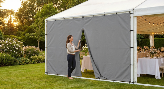 PVC Partition Wall for Marquee, 6m White - product detail