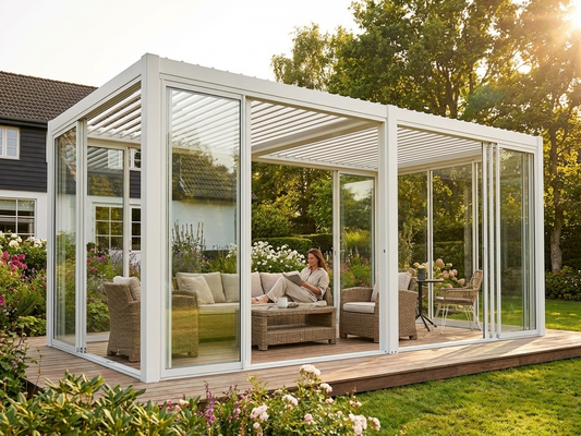 Bioclimatic Pergola Gazebo for Outdoor Use