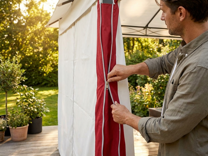 Red infill joint panels for FleXtents® PRO pop-up gazebo - view 3