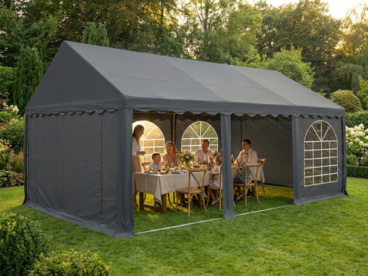 Dark Grey Marquee 4x6 m for Commercial Use - product detail