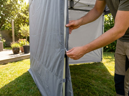 Infill joint panels for grey gazebo accessory