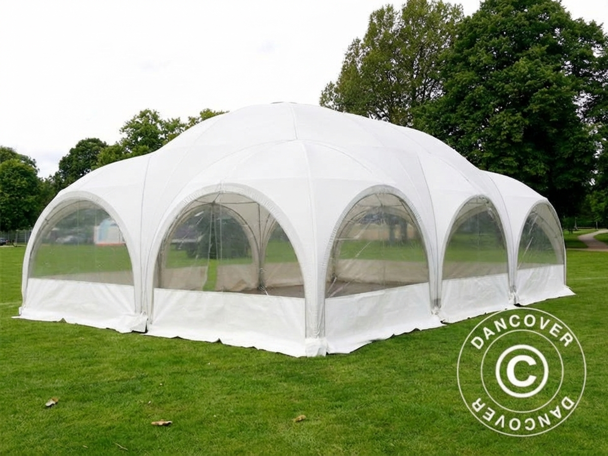 White dome marquee 6x9 m for outdoor events