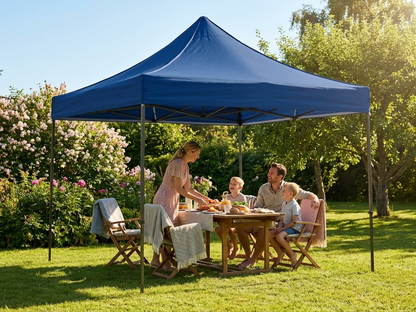 Blue 4x4 metre gazebo roof cover - product detail