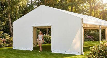 PVC Endwall 6m White Waterproof Industrial - view 3