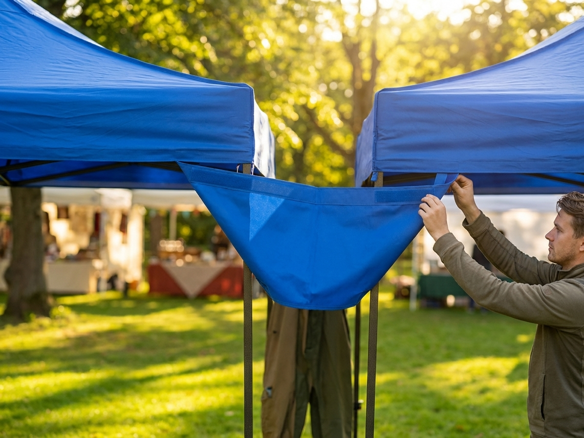 Raingutter 8 m Blue for Outdoor FleXtents - view 3