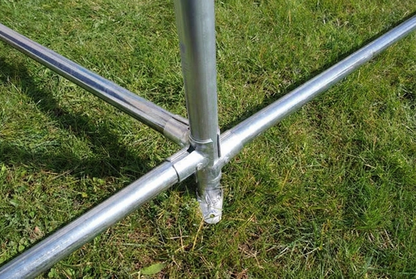 Galvanised steel ground bar frame for 5x10 m marquee - product detail