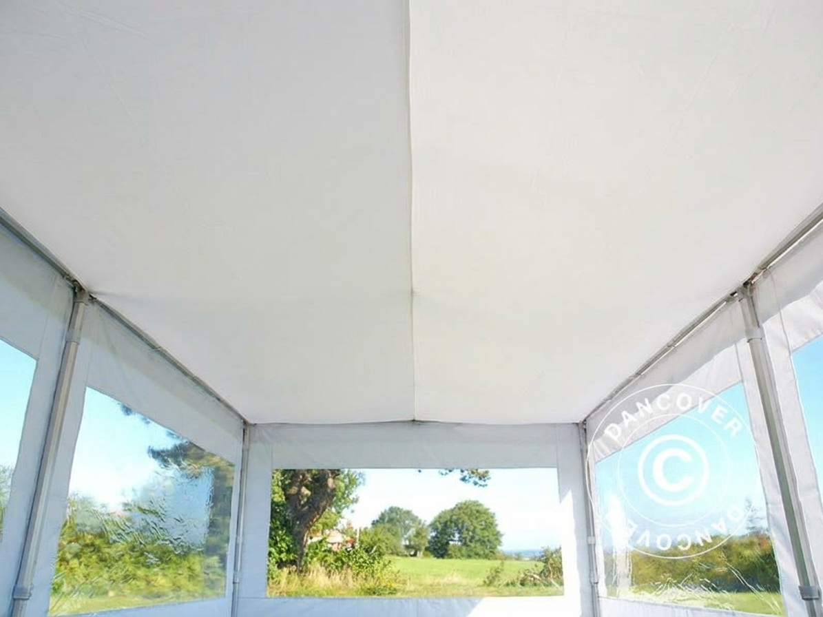 White pop-up gazebo roof lining for 4x4m, ideal for outdoor events