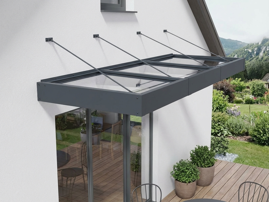 Acrylic Canopy Dark Grey Clear with Aluminium Frame