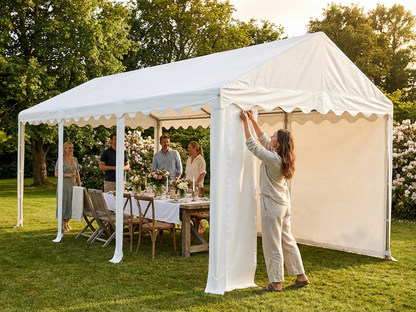 White marquee roof cover 4x8m strong PVC for events - view 3