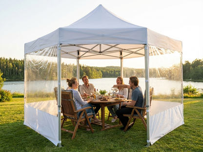 Clear PVC pop up gazebo for outdoor events - product detail