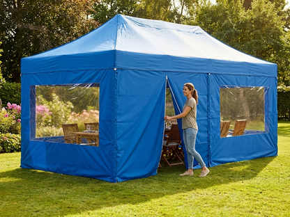 Blue sidewall kit for 4x8m gazebo - view 3