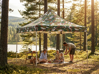 Camouflage gazebo roof cover for outdoor protection - view 3