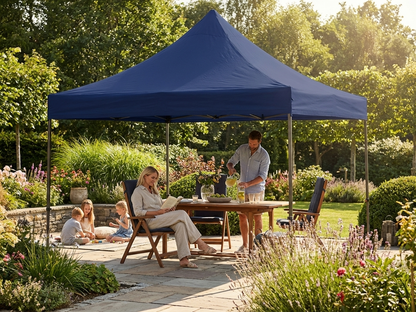 Dark blue gazebo roof cover 3x3 metres for outdoor use - product detail