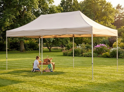 Latte Pop Up Gazebo 4x6 m with Steel Frame for Outdoor Events - product detail