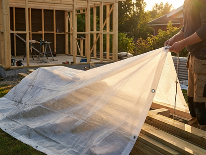 Translucent tarpaulin 6x10 m for outdoor use - view 3