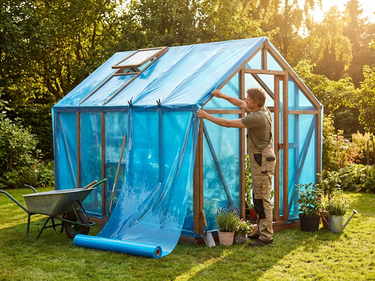 Transparent greenhouse film roll, suitable for outdoor use - product detail