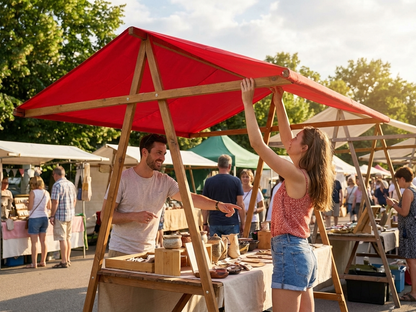 FleXtents roof cover 30x85 cm for event shelters - view 3