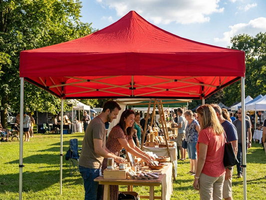 FleXtents Valance Print 21x150 cm with PVC material for outdoor events