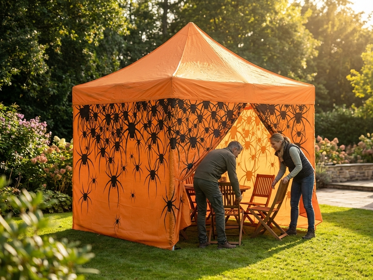Pop Up Gazebo 2x2m White with Aluminium Frame - view 3