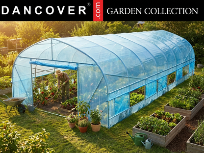 Polytunnel Greenhouse Cover 7.5x20x3 m Transparent PO Film - view 3