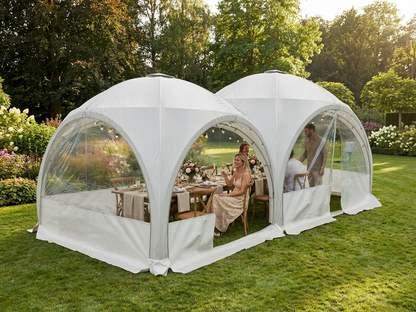 White dome marquee with aluminium frame, 3x6 metres, for outdoor events - view 3
