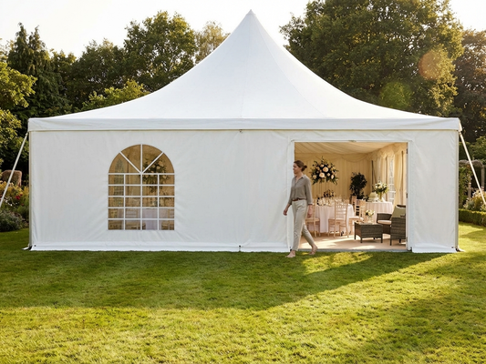 6m white PVC party tent sidewall for outdoor events - product detail