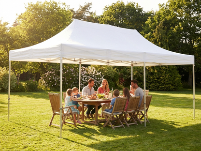 White 4x8m pop-up gazebo for outdoor events