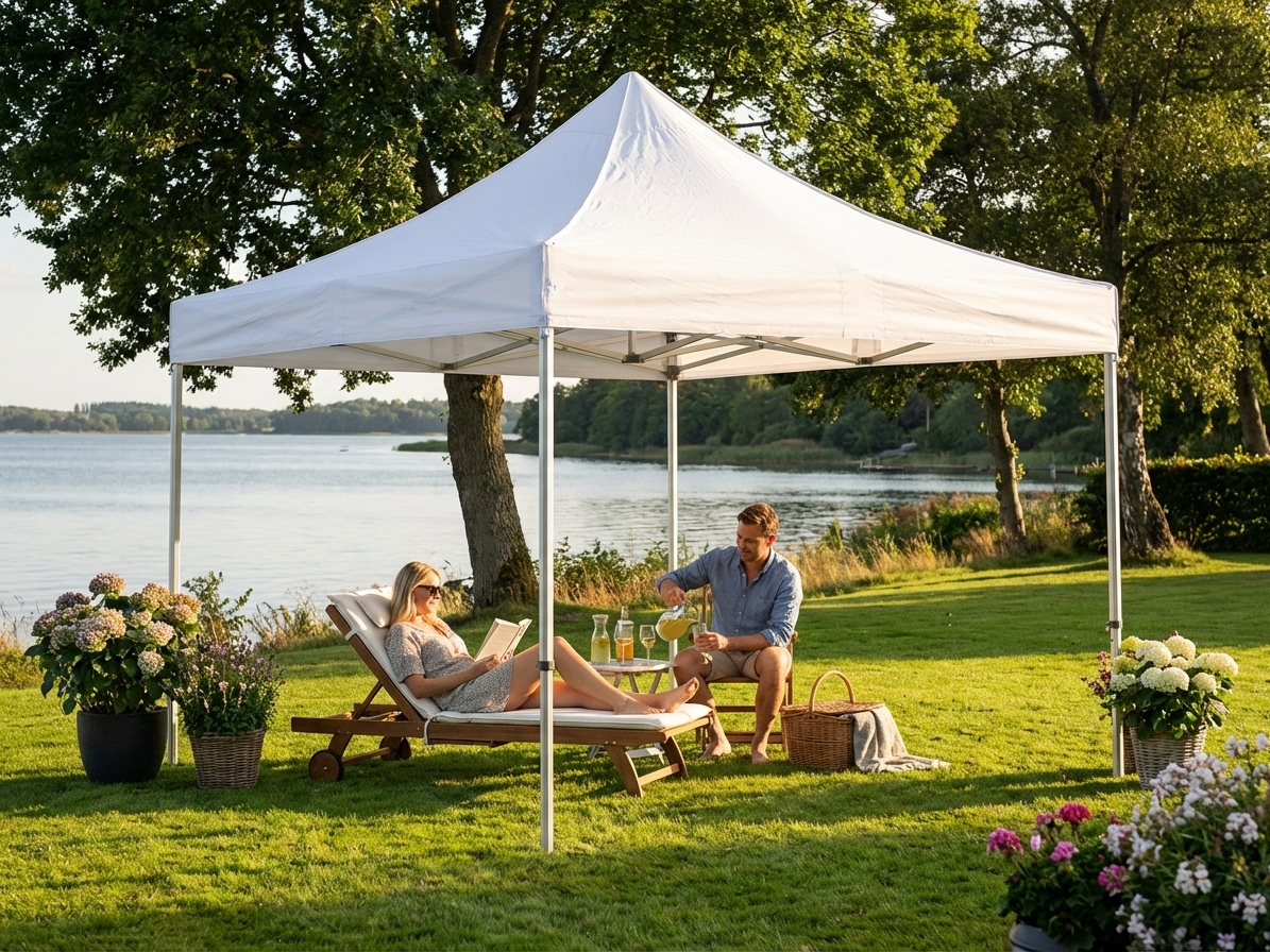 Pop Up Gazebo 3x3 m Clear for Outdoor Events - product detail