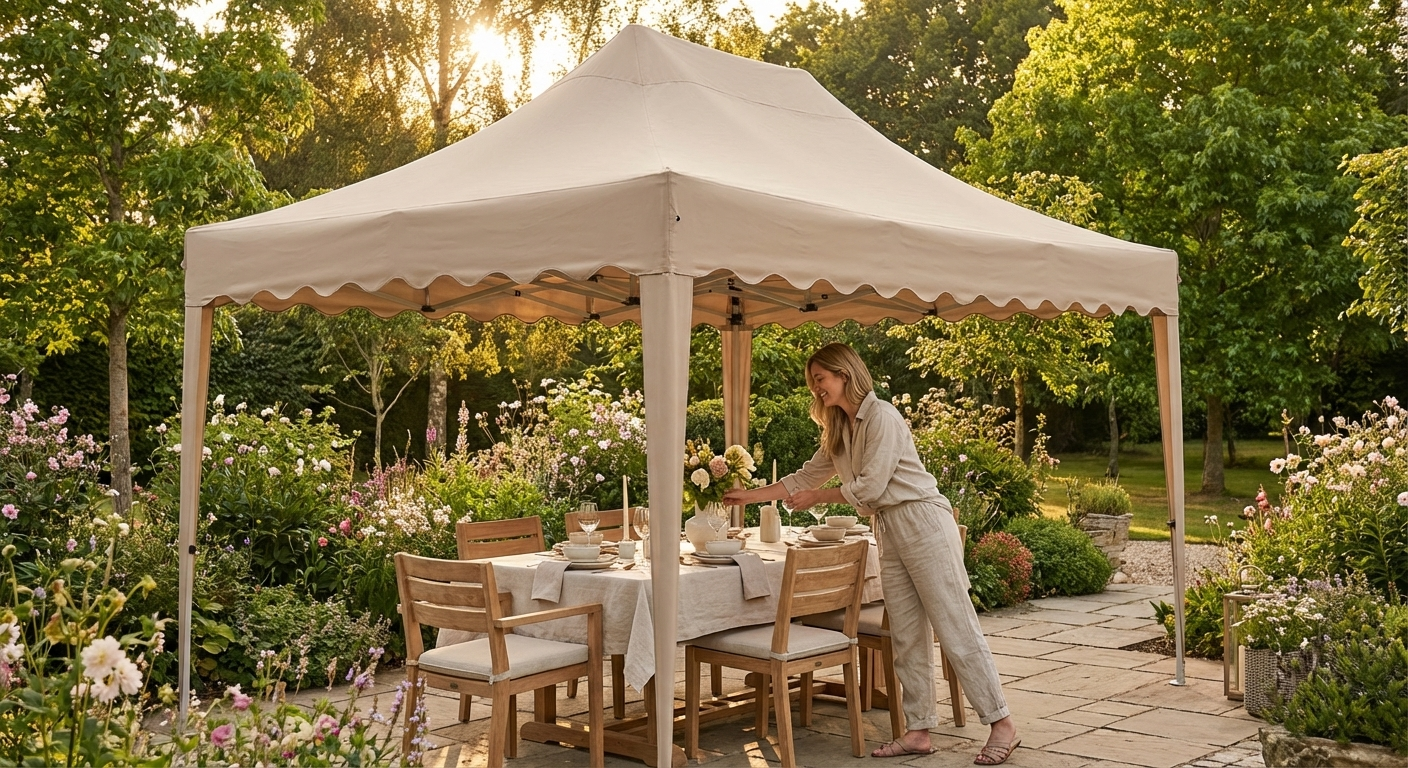 Latte gazebo roof cover 3x6 m for outdoor use - view 3
