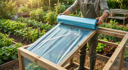 Transparent greenhouse film roll 6x120m for outdoor gardening - view 3