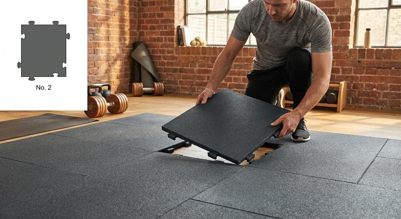 Anthracite flooring corner piece made from recycled PE - view 3