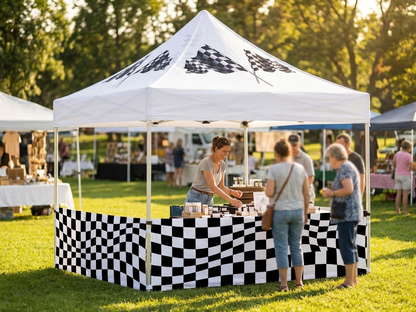 White pop-up gazebo roof cover, 2x2m