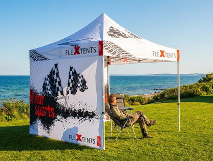 White pop up gazebo with aluminium frame for outdoor events