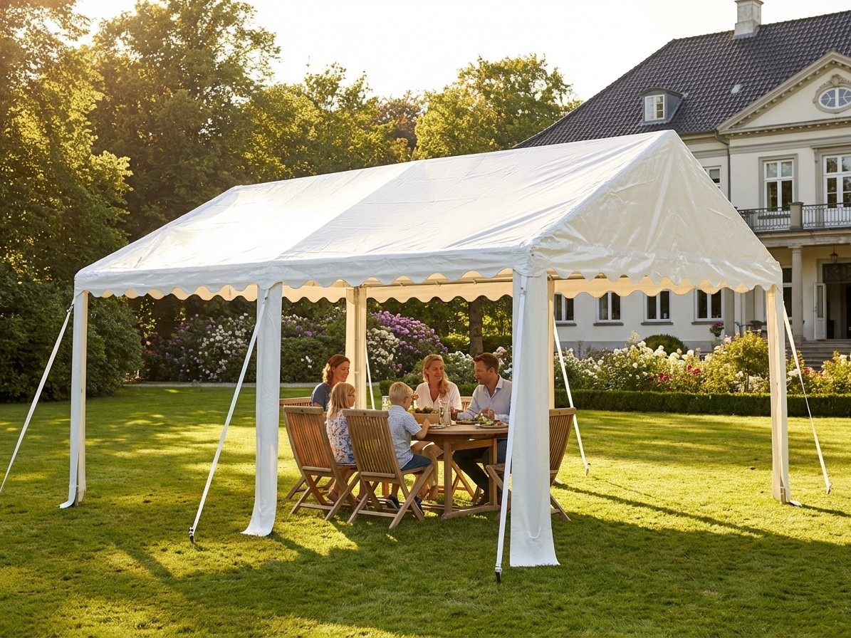 White PVC Roof Cover for 6x12m Marquee - product detail