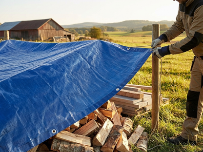 Heavy Duty Blue Tarpaulin 10x12 m