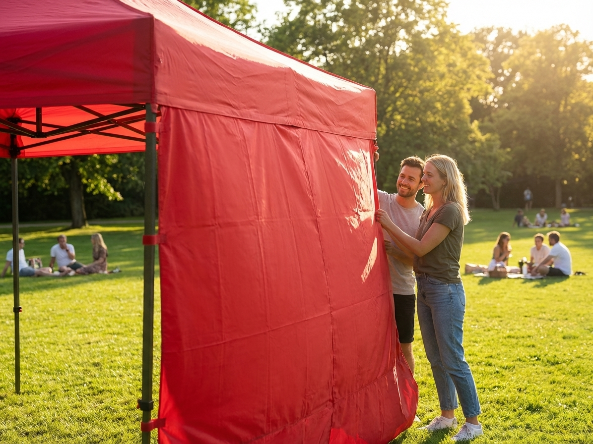 Printed FleXtents sidewall panel for event gazebos - view 3