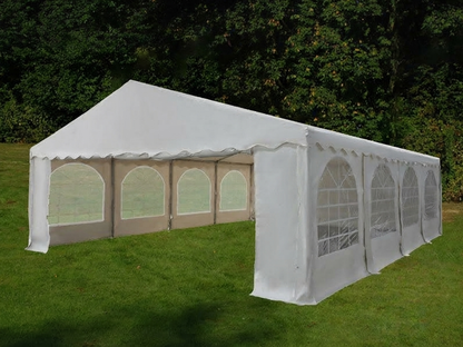 White PVC marquee 6x8 m for outdoor events - product detail