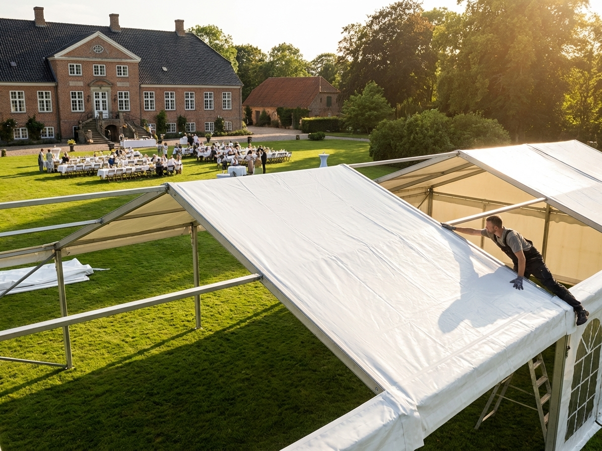 PVC Roof Cover 6x2 m White for Outdoor Use