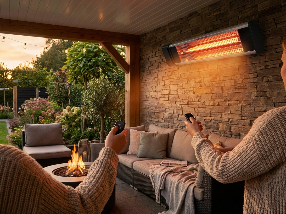 Aluminium patio heater for outdoor heating - view 3