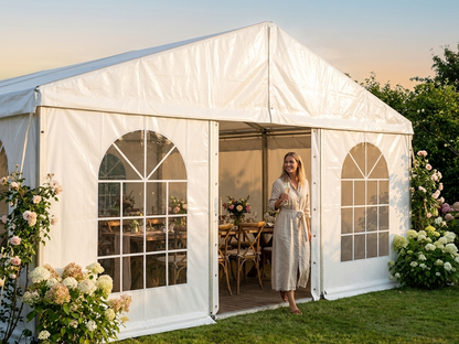 PVC Endwall 4m White for Outdoor Use - view 3