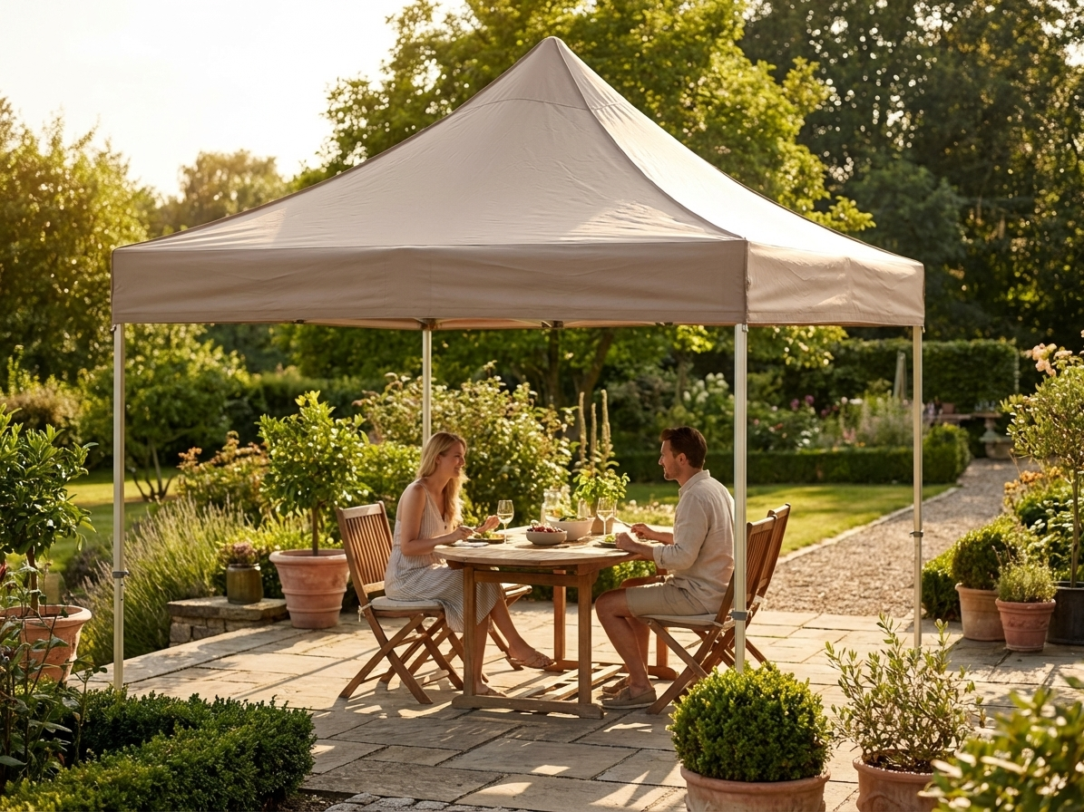 Gazebo Roof Cover in Latte for 3x6m Gazebos - view 3